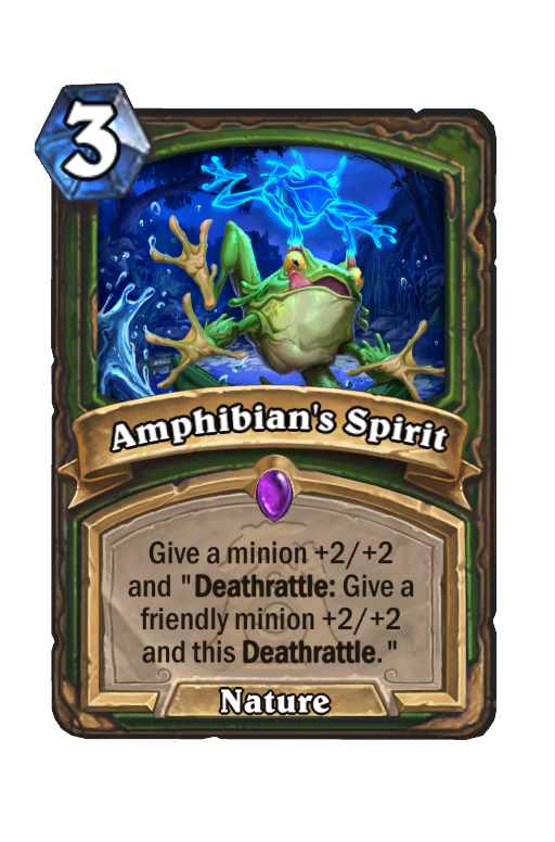 Amphibian's Spirit Hearthstone kártya