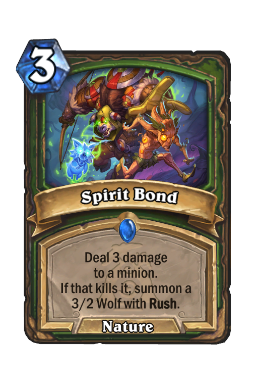 Spirit Bond Hearthstone kártya