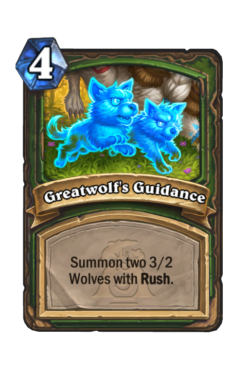 Greatwolf's Guidance Hearthstone kártya