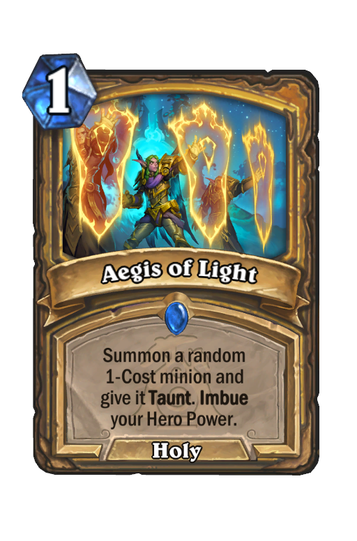 Aegis of Light Hearthstone kártya