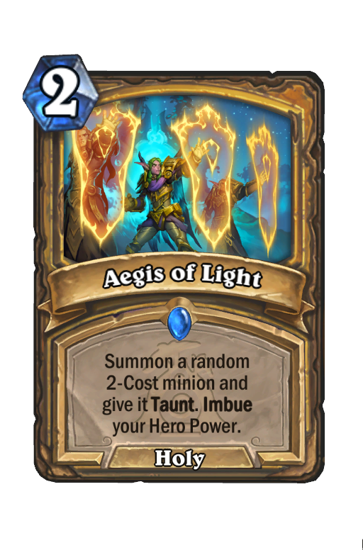 Aegis of Light Hearthstone kártya