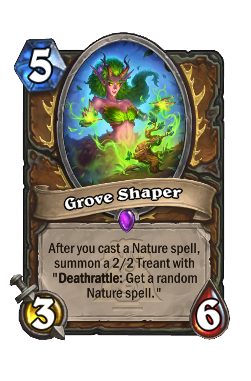 Grove Shaper Hearthstone kártya