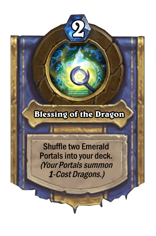 Blessing of the Dragon Hearthstone kártya