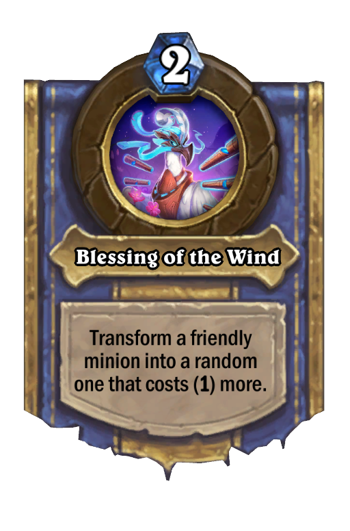 Blessing of the Wind Hearthstone kártya