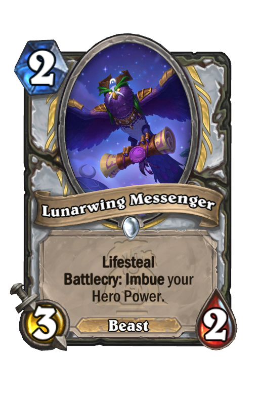Lunarwing Messenger Hearthstone kártya