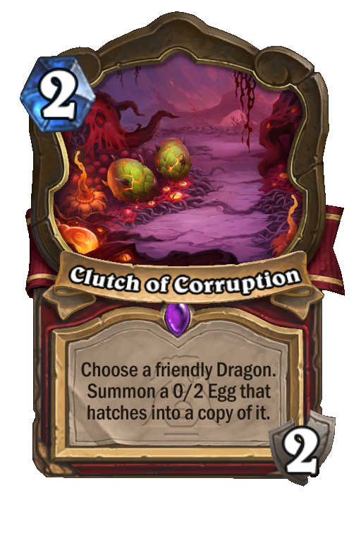 Clutch of Corruption Hearthstone kártya