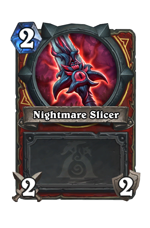 Nightmare Slicer Hearthstone kártya