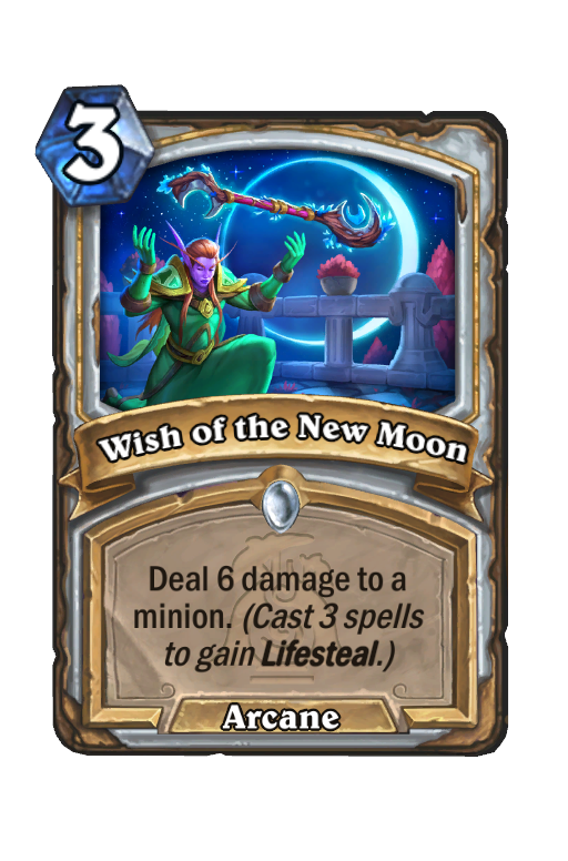 Wish of the New Moon Hearthstone kártya