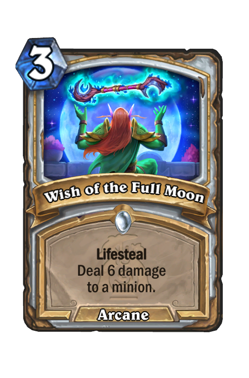 Wish of the Full Moon Hearthstone kártya