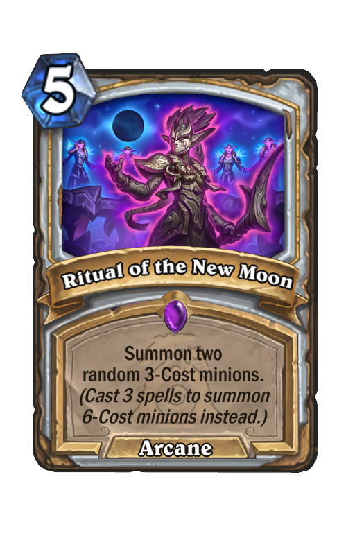 Ritual of the New Moon Hearthstone kártya