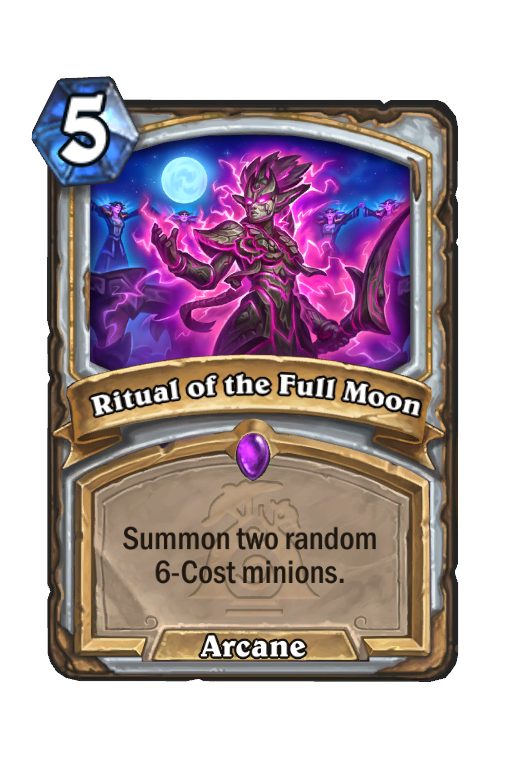 Ritual of the Full Moon Hearthstone kártya