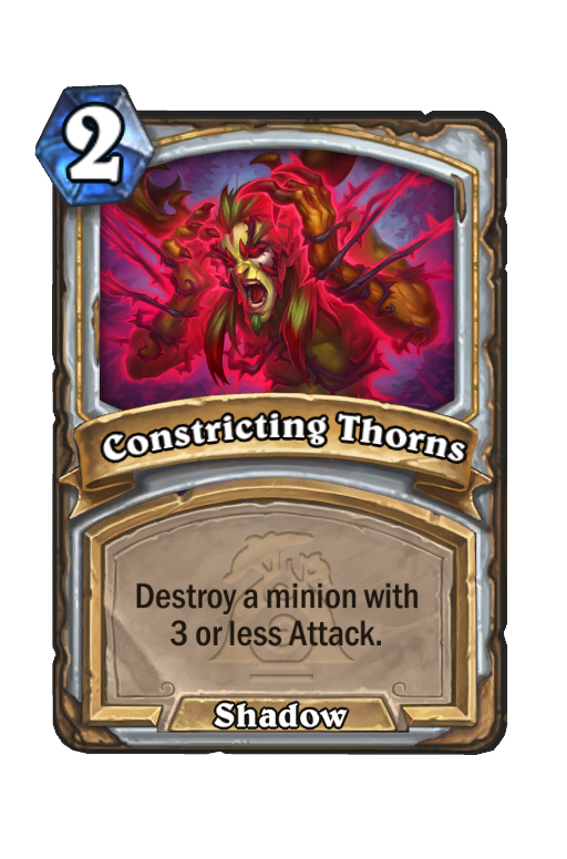 Constricting Thorns Hearthstone kártya