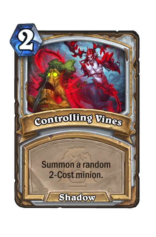 Controlling Vines Hearthstone kártya