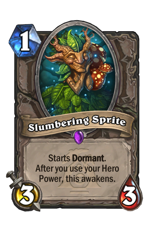 Slumbering Sprite Hearthstone kártya