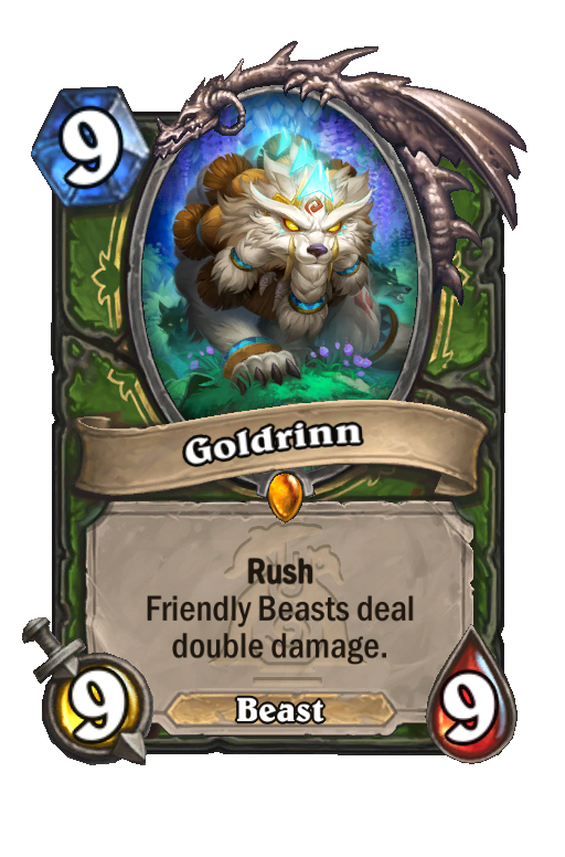 Goldrinn Hearthstone kártya