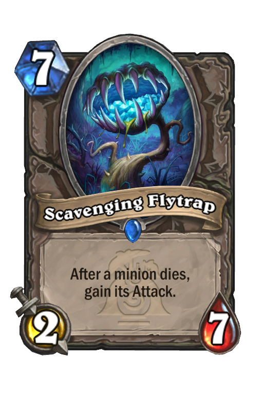 Scavenging Flytrap Hearthstone kártya