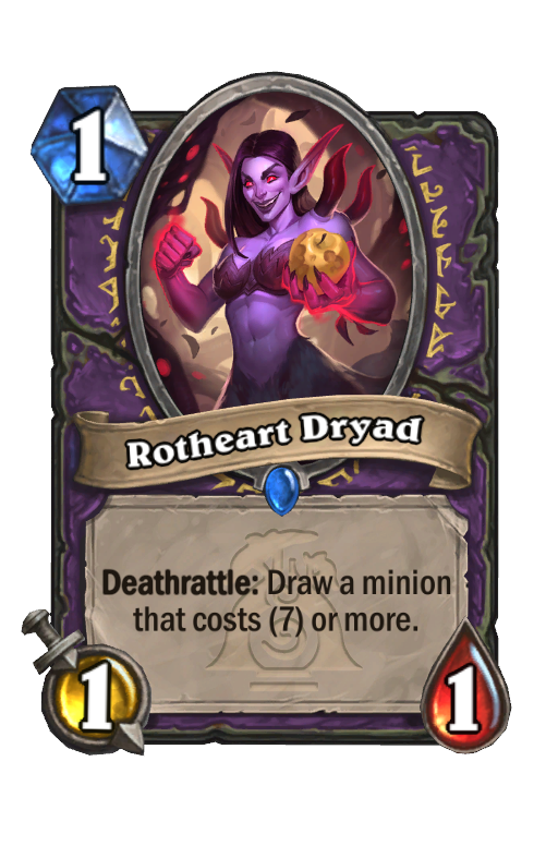 Rotheart Dryad Hearthstone kártya