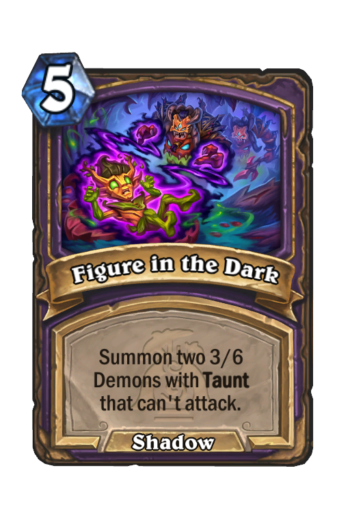 Figure in the Dark Hearthstone kártya