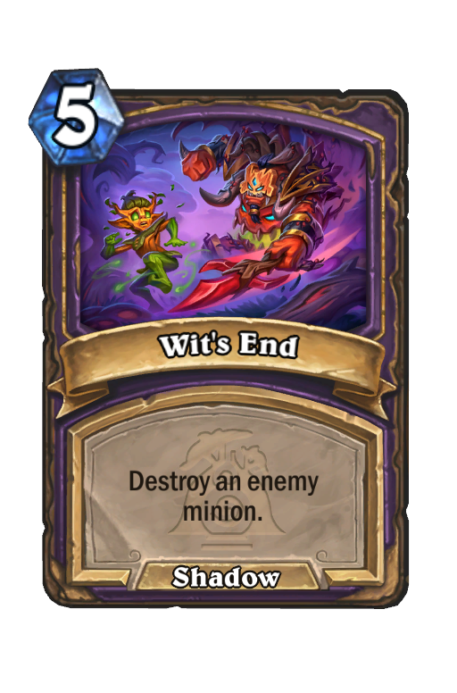 Wit's End Hearthstone kártya