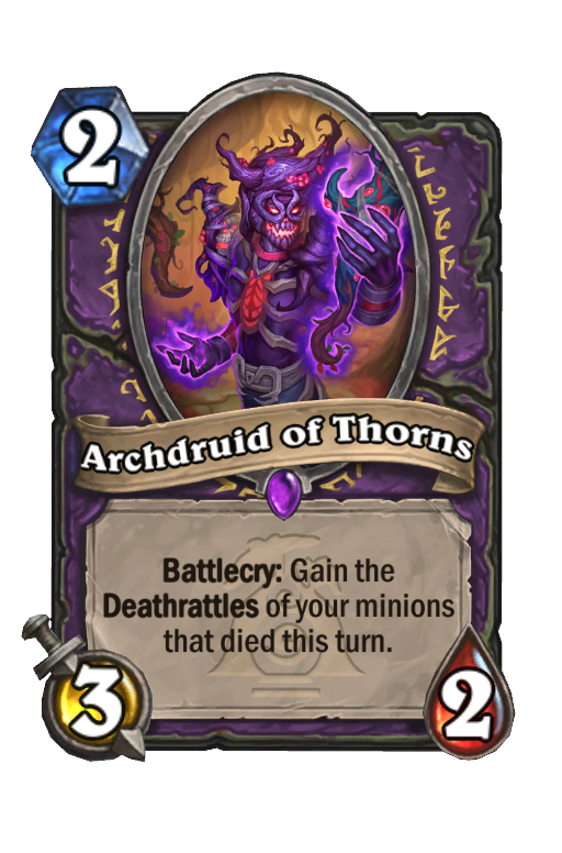 Archdruid of Thorns Hearthstone kártya