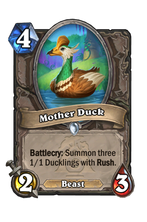Mother Duck Hearthstone kártya