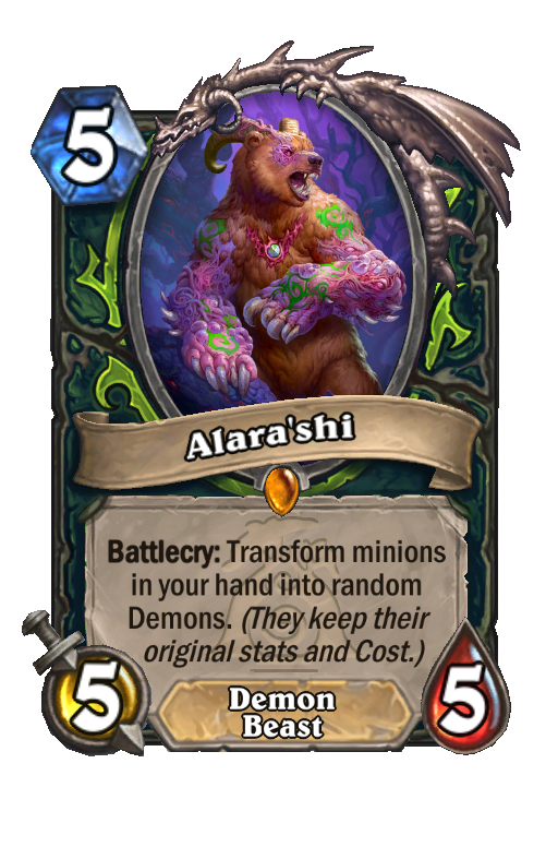 Alara'shi Hearthstone kártya