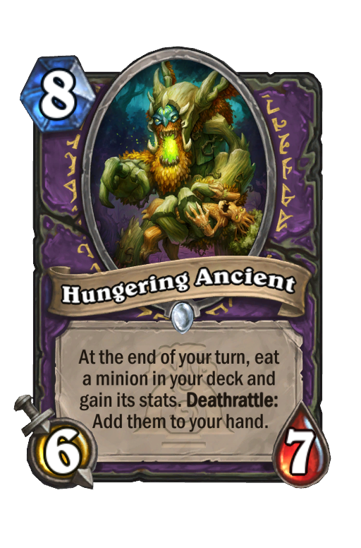 Hungering Ancient Hearthstone kártya