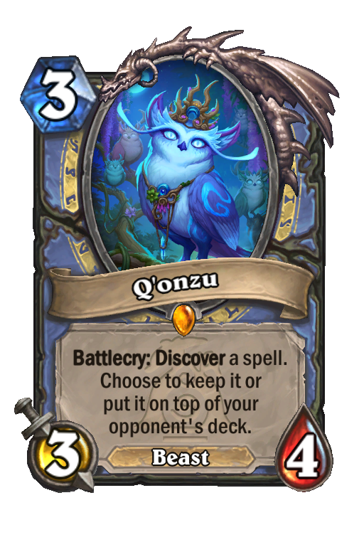 Q'onzu Hearthstone kártya