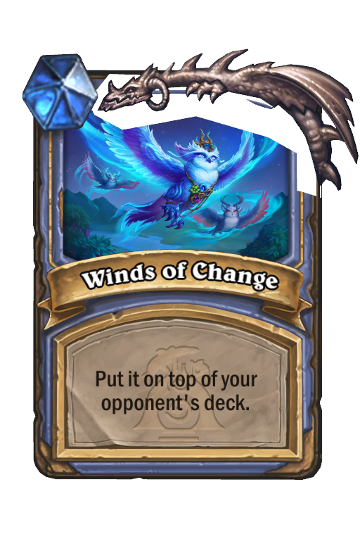 Winds of Change Hearthstone kártya