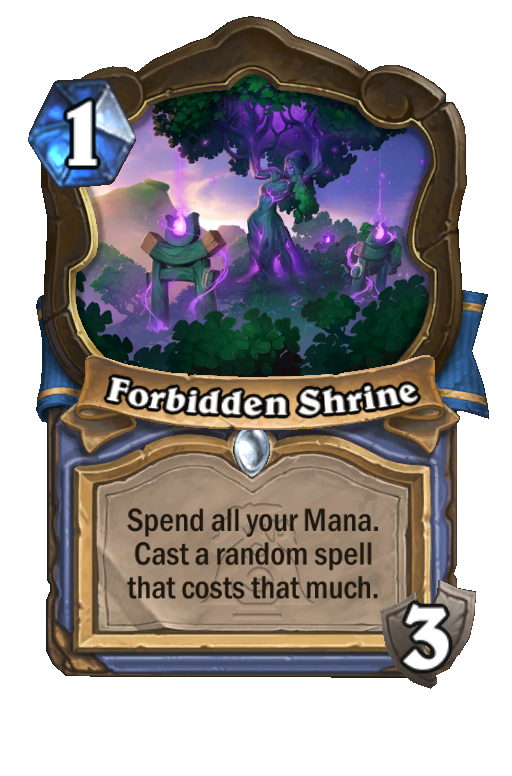 Forbidden Shrine Hearthstone kártya
