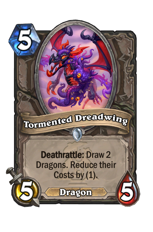 Tormented Dreadwing Hearthstone kártya