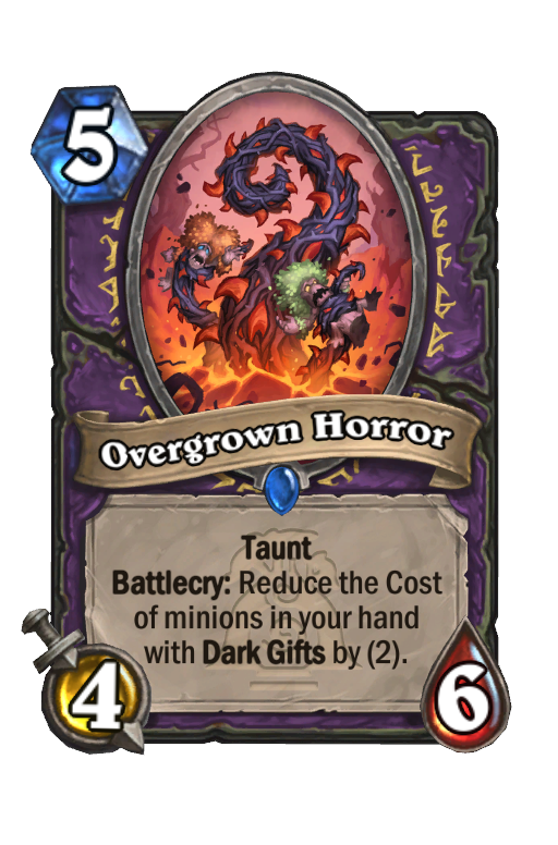 Overgrown Horror Hearthstone kártya