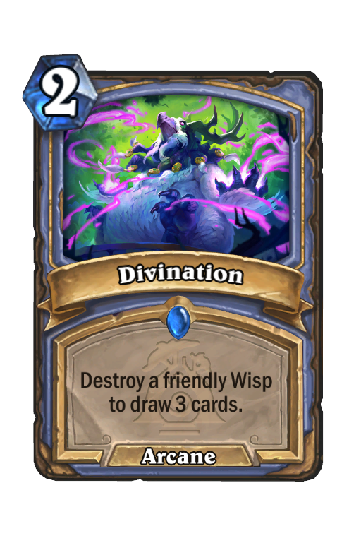 Divination Hearthstone kártya