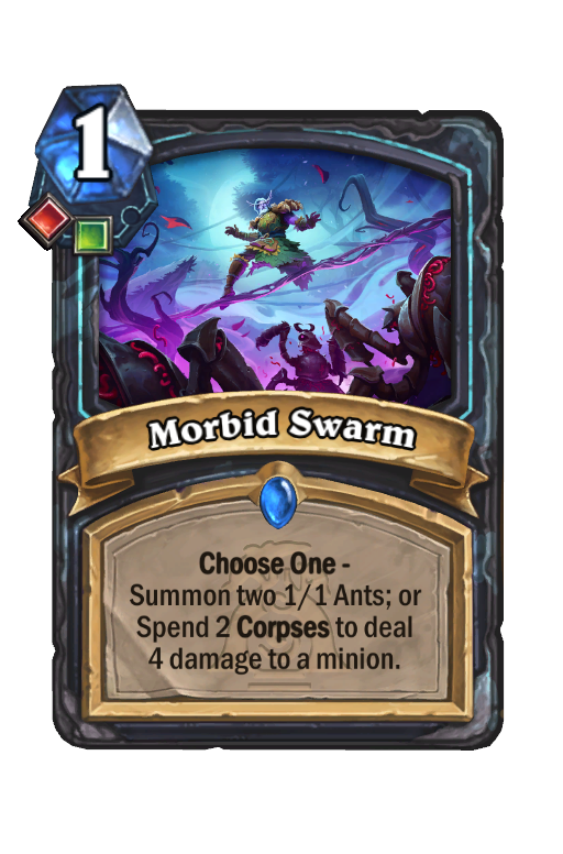 Morbid Swarm Hearthstone kártya