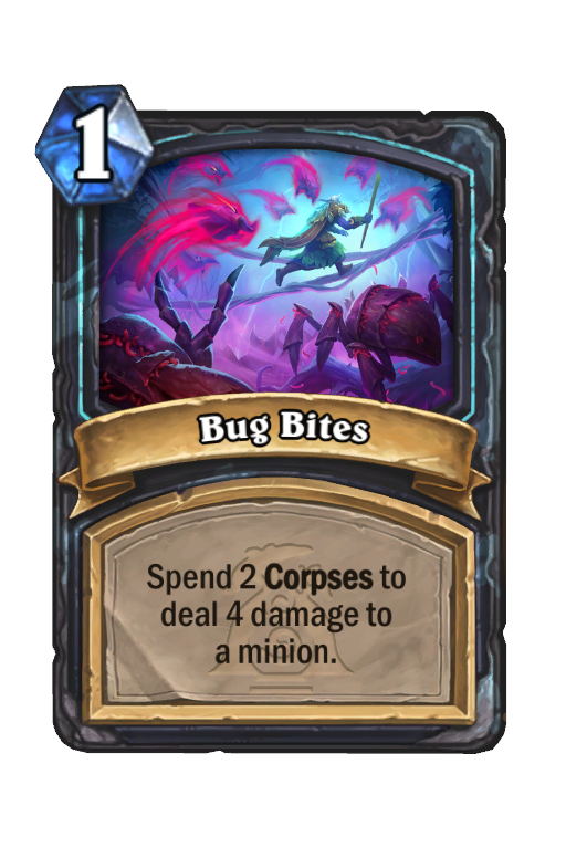 Bug Bites Hearthstone kártya