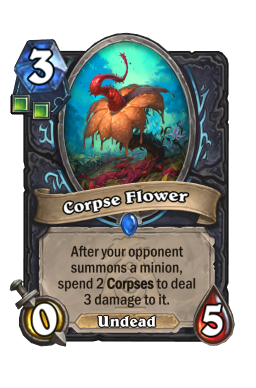 Corpse Flower Hearthstone kártya