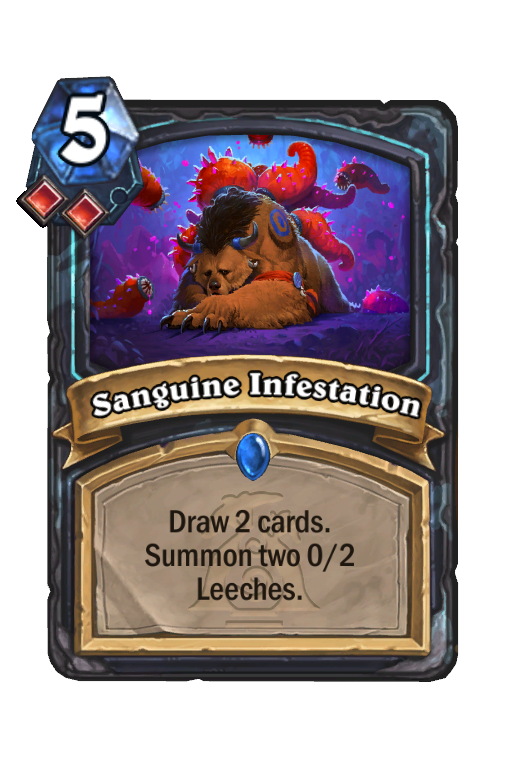 Sanguine Infestation Hearthstone kártya