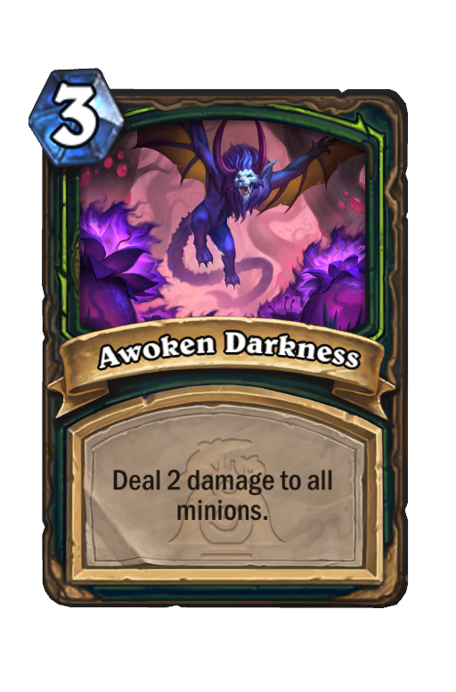 Awoken Darkness Hearthstone kártya