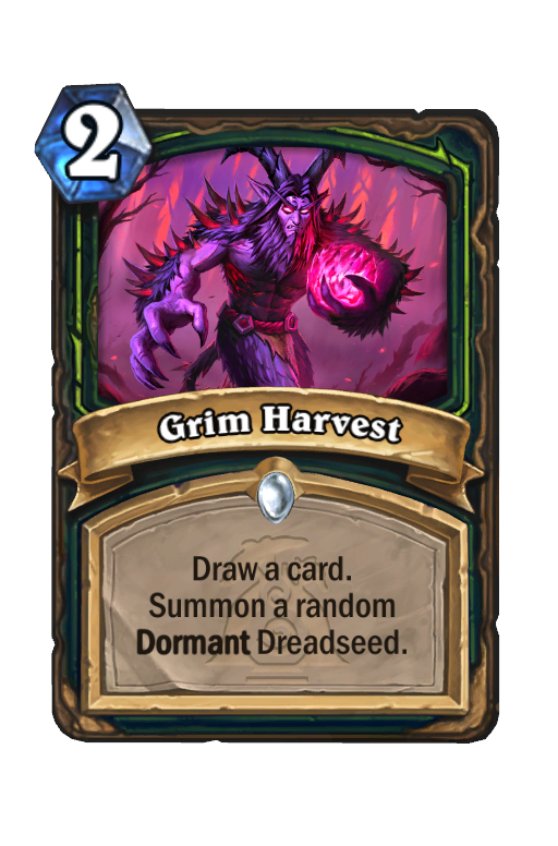 Grim Harvest Hearthstone kártya