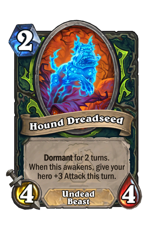 Hound Dreadseed Hearthstone kártya