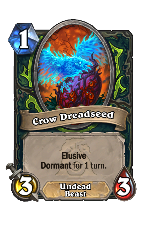 Crow Dreadseed Hearthstone kártya