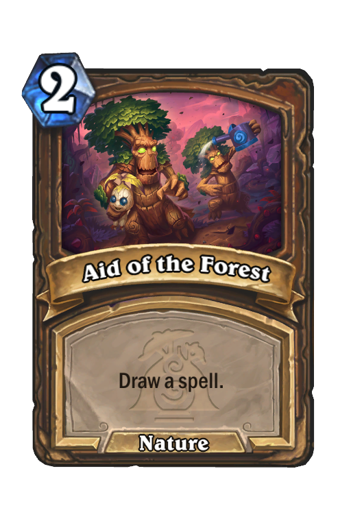 Aid of the Forest Hearthstone kártya