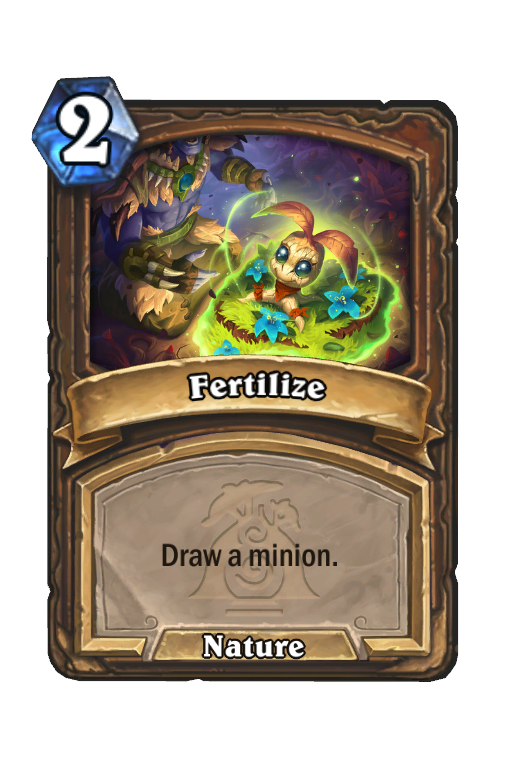 Fertilize Hearthstone kártya