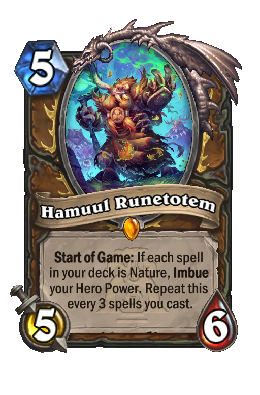 Hamuul Runetotem Hearthstone kártya