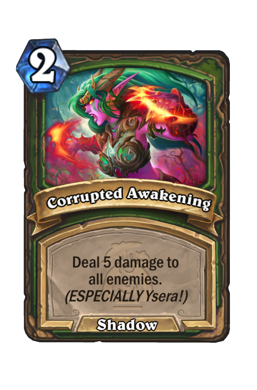 Corrupted Awakening Hearthstone kártya