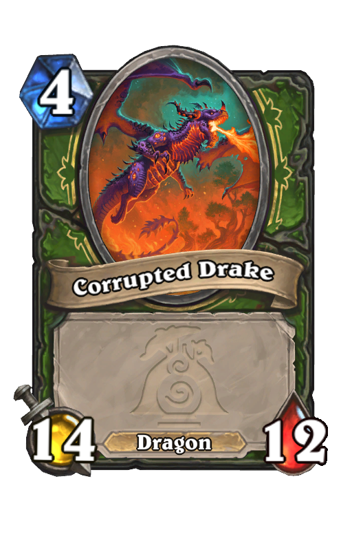 Corrupted Drake Hearthstone kártya