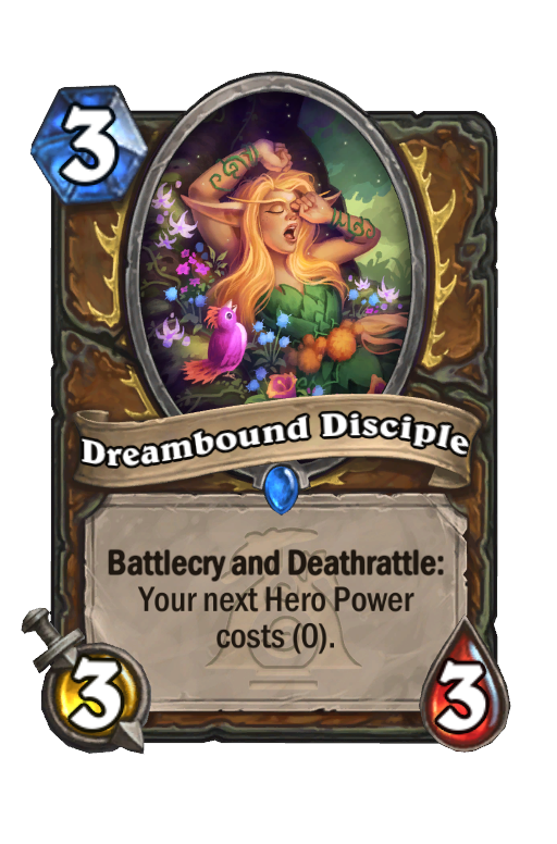 Dreambound Disciple Hearthstone kártya