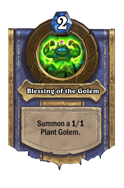 Blessing of the Golem Hearthstone kártya