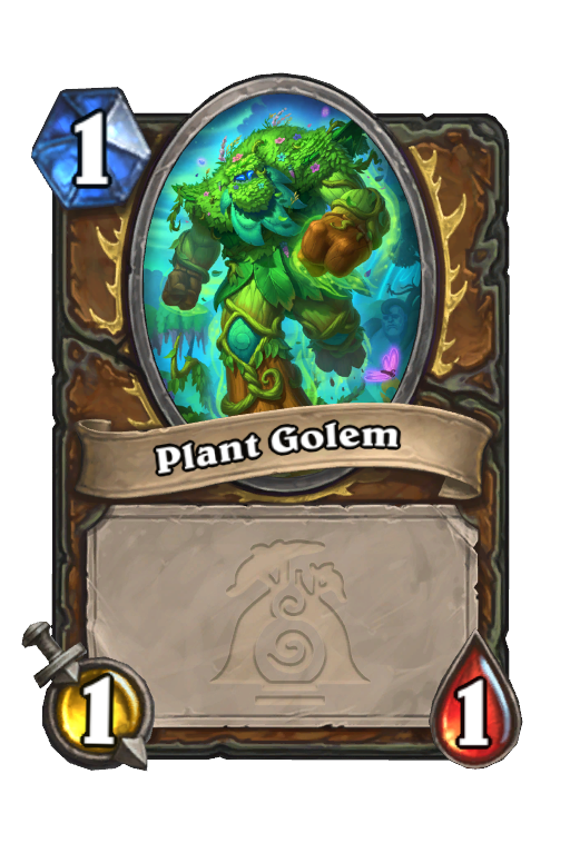 Plant Golem Hearthstone kártya