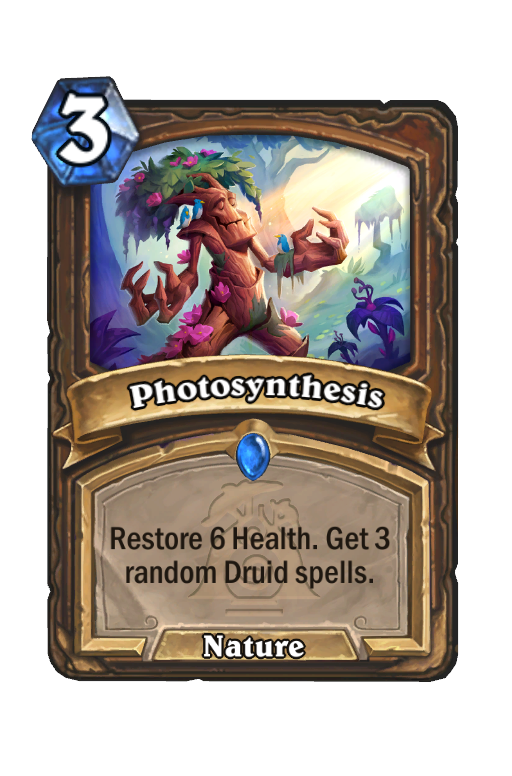 Photosynthesis Hearthstone kártya